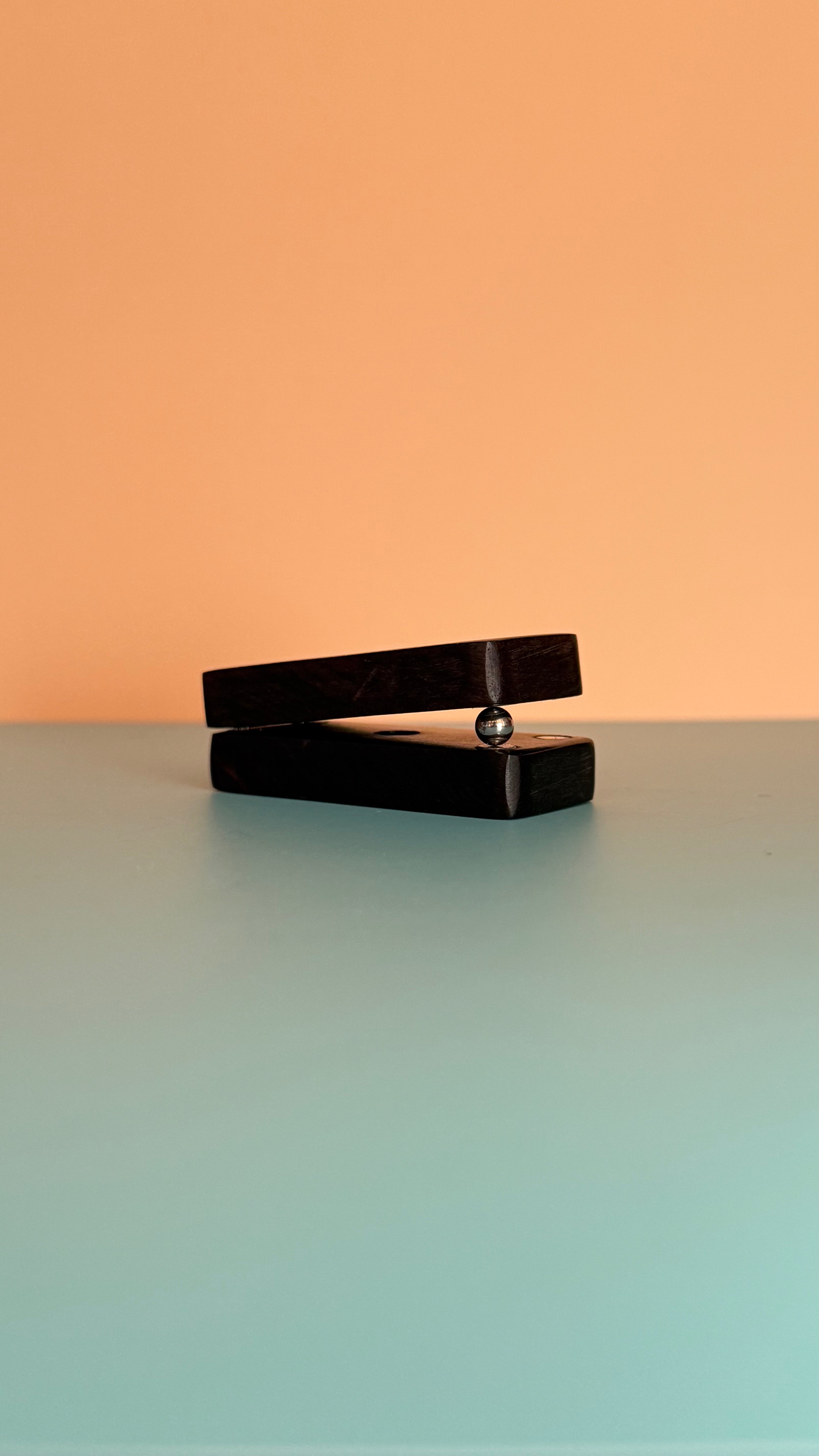 get Mind: Seesaw Haptic Clicker – Wooden EDC Press Toy for Calm and Focus