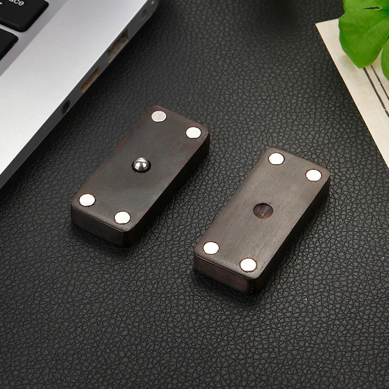 get Mind: Seesaw Haptic Clicker – Wooden EDC Press Toy for Calm and Focus